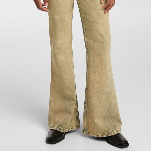 BNWT SS24 EGONLAB FLARED FADED JEANS S - Picture 1 of 11